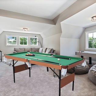 שולחן ביליארד מתקפל 6 פיט מאנרג'ים - איכותי ומרשים