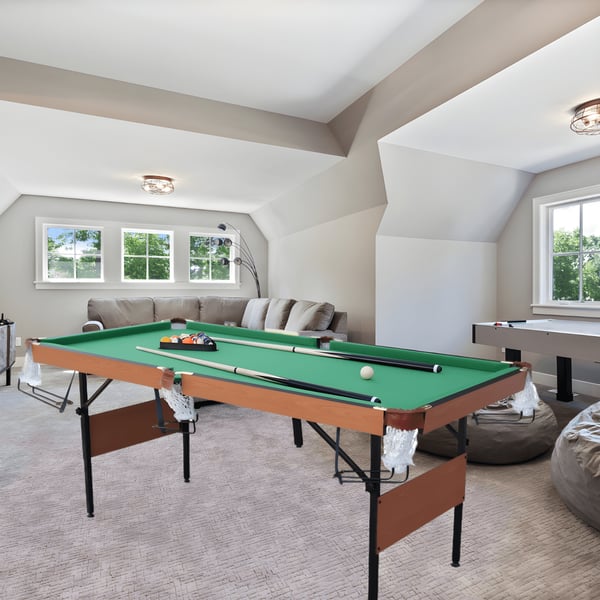 שולחן ביליארד מתקפל 6 פיט מאנרג'ים - איכותי ומרשים