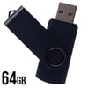 שחור - דיסק און קי G64 זיכרון SanDisk בקופסת מתכת
