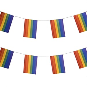 שרשרת דגלונים 7 מטר - 20 דגלים מרשימים