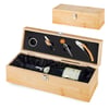 Luxurious Wooden Wine Set with Malbec Accessories