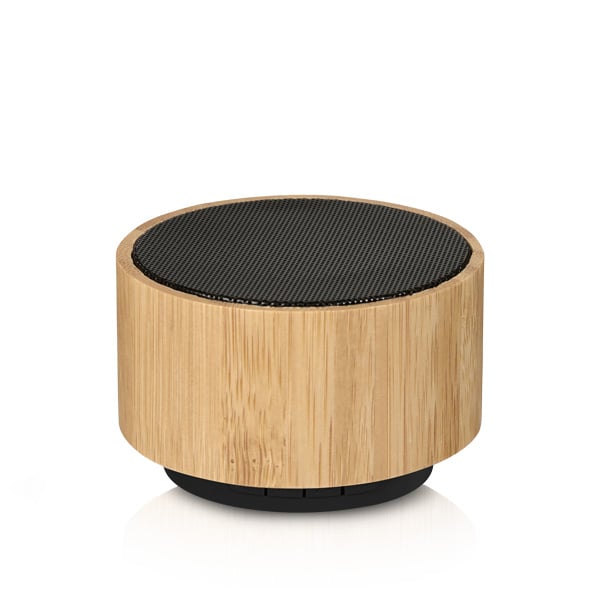 Smart Speaker with Bamboo Casing