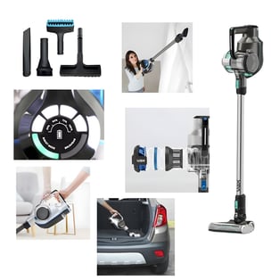 שואב אבק ציקלוני אלחוטי חזק עם אפשרות BOOST