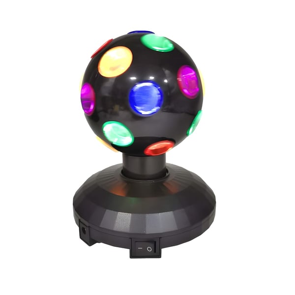 מנורת דיסקו לד צבעוני 4 אינץ' לאווירת מסיבה