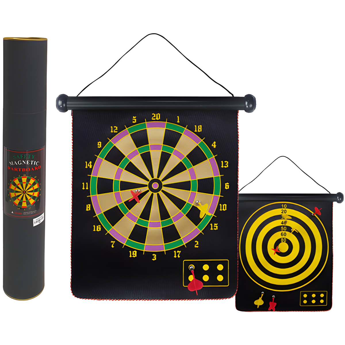 לוח קליעה למטרה מגנטי דו צדדי עם מרבד קטיפה