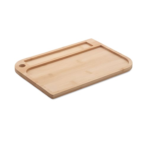 Bamboo Meal Plate with 2 Compartments