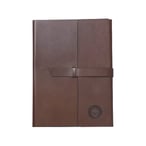 מחברת יוקרתית A5 PU דמוי עור עם סגירת רצועה מבית גבעוני