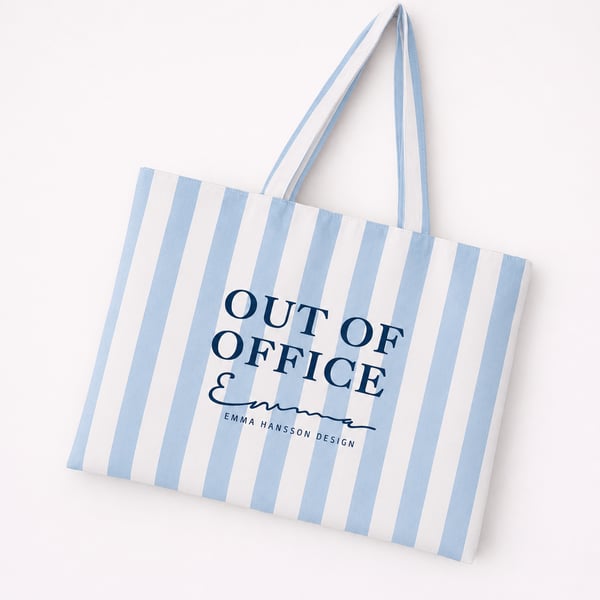 Stylish Personalized Large Beach Bag Thailand Model 55X38cm