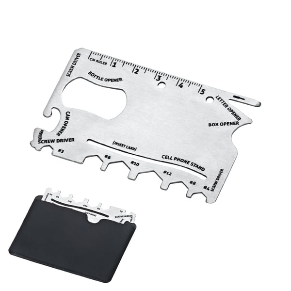 Stainless Steel Multi-Tool Card - Smart Solution for Every Situation