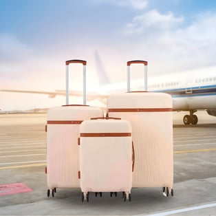 TESLA 3-Piece Hard Shell Luggage Set 20+24+28 Inch