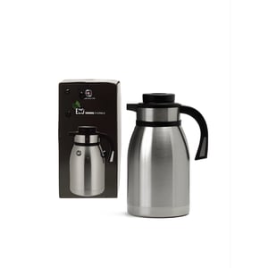 Polo Swiss Service Stainless Steel Thermos 2 Liters - Silver