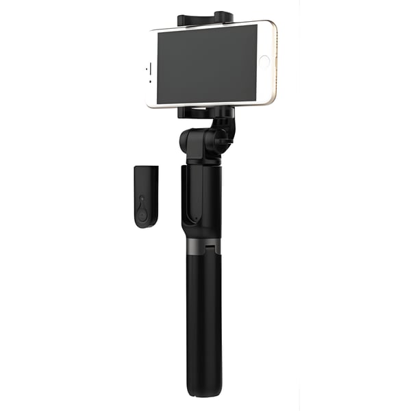 מוט סלפי משודרג עם חצובה וראש מתכוונן אלומיניום