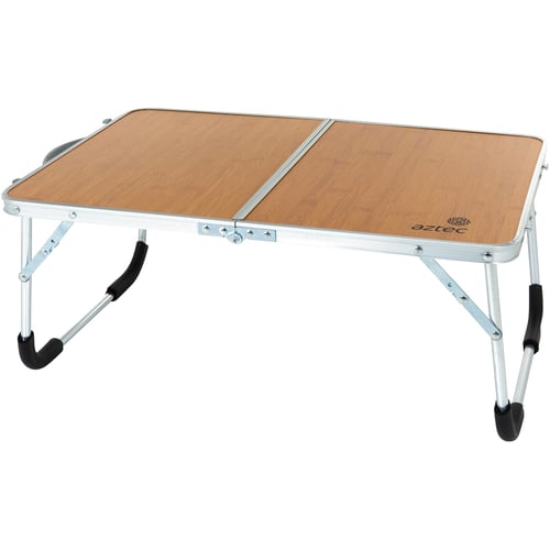 Compact Folding Picnic Table for Beach and Outdoors by Aztec - Espresso Model