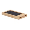 Eco-Friendly Solar Bamboo Power Bank