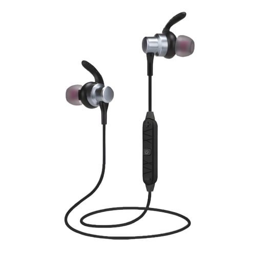 אוזניות ספורט בלוטוס אלחוטיות עם כרטיס Bluetooth ו-Micro SD