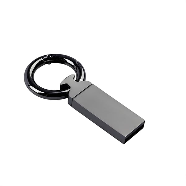 Elegant Metal Key Tag