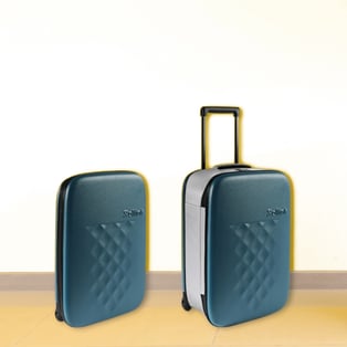 מארז של 2 מזוודות מטוס גמישות וקלות - מתקפלות ל-5 ס"מ בלבד מבית Rollink