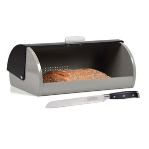Professional Bread Box and Knife Set by FOXHOME