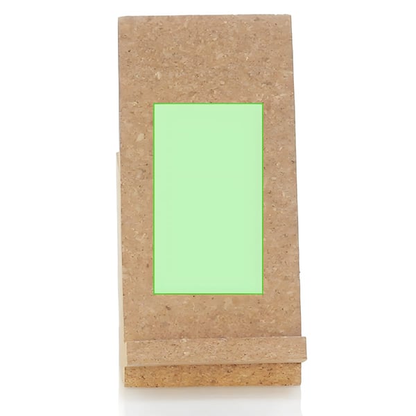 Eco-Friendly Cork Pen Holder with Phone Slot