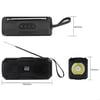 Speaker with Foldable Solar Flashlight