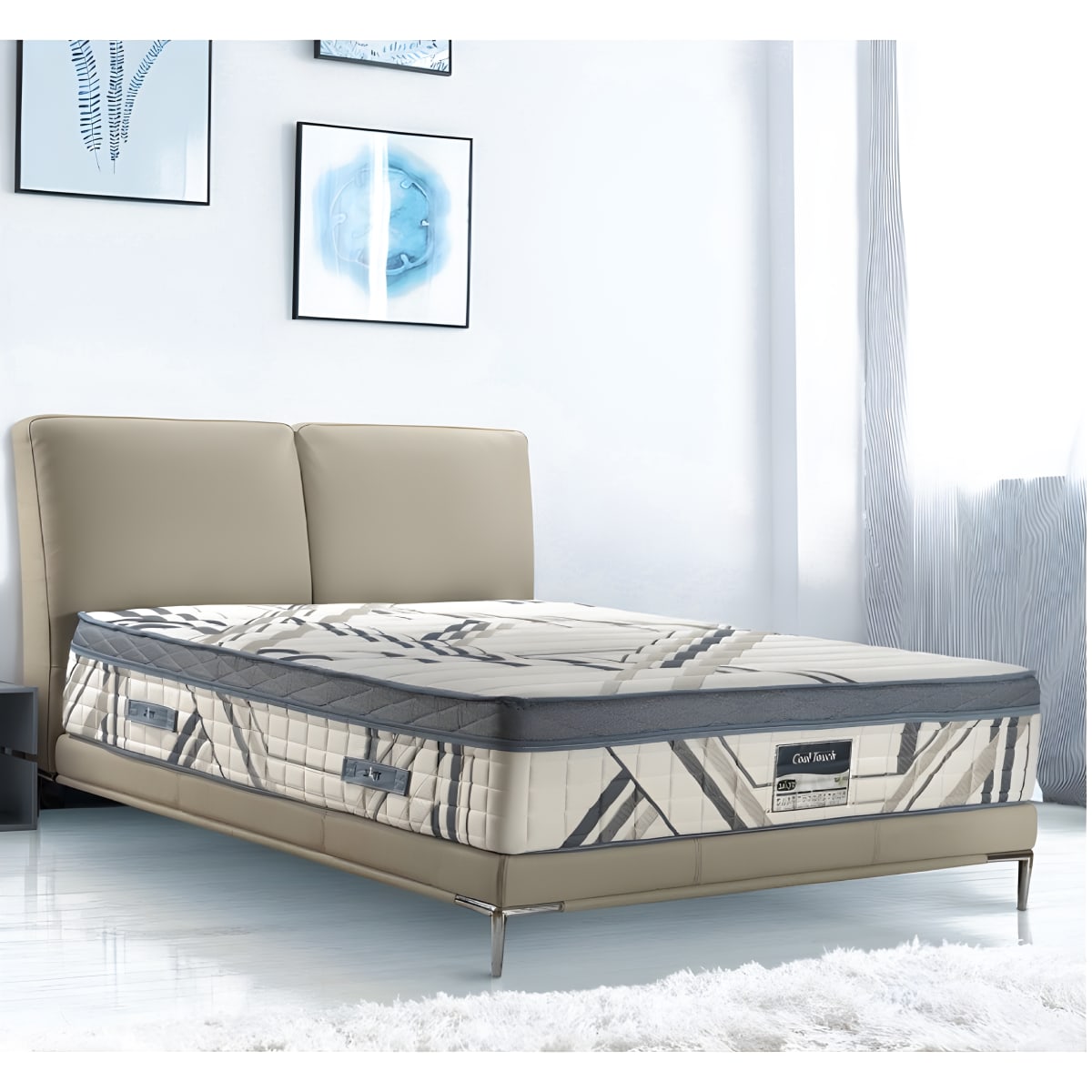 מזרון אביב דו-צדדי עם הגנה ממיקרובים