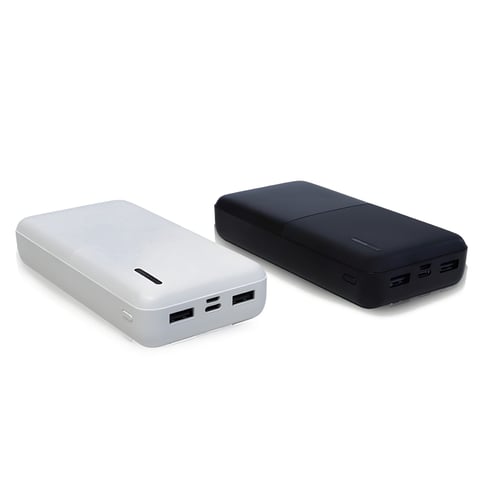 סוללת גיבוי ניידת עוצמתית 20,000 MAH עם 2 יציאות USB ו-TYPE-C