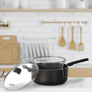 סיר טיגון NON STICK 24 ס"מ בנפח 4.3 ל׳ OPTIMA