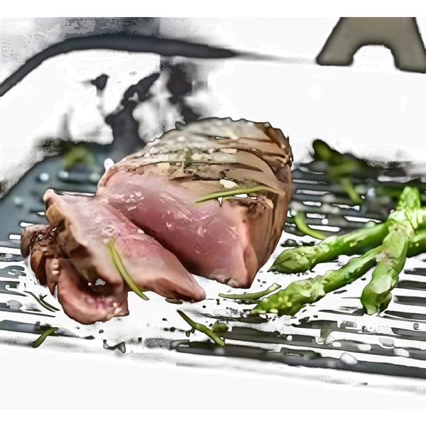 מארז פרימיום: מחבת סטייק מתכתית ומטחנה חשמלית אדומה סדרת Capstone מבית Roso