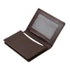 Elegant Napa Leather Business Card Holder with Extra Storage