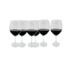 Luxury Set of 6 Wine Glasses in Break-Proof Packaging
