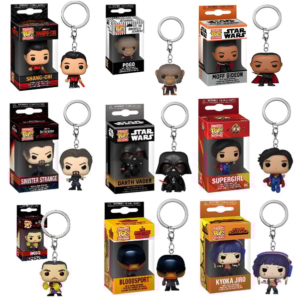 Unique POP Figurine Keychain Gift