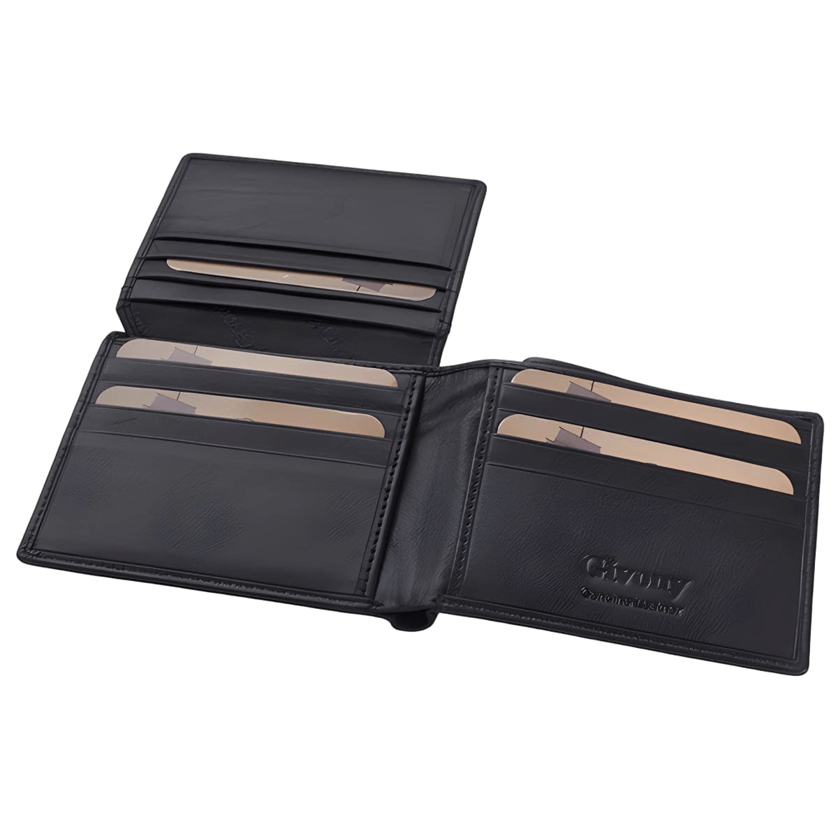 ארנק עור איכותי לגברים עם תאי אחסון מרובים