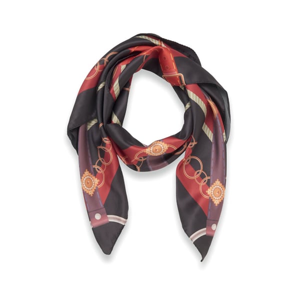 Recycled Satin Polyester Shawl with Unique Design