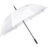 מטריה ידית ישרה 27" זרועות סיליקון גמישות פתיחה אוטומטית - לבן