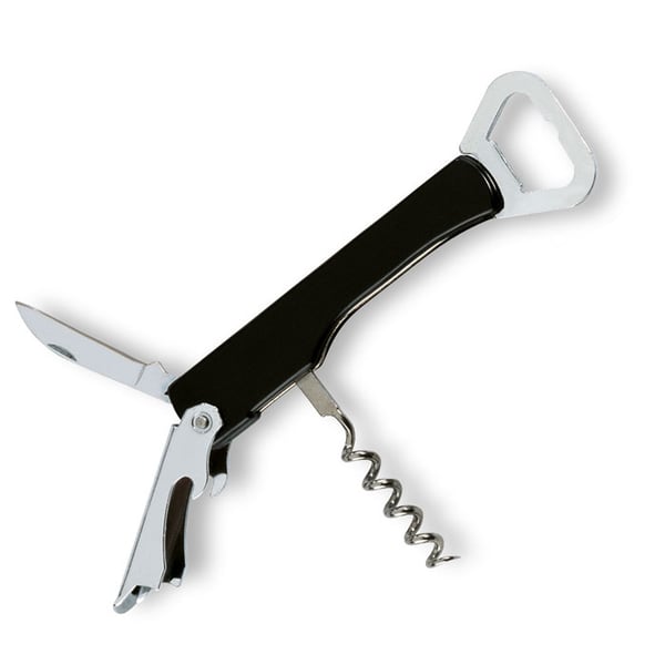 Professional Stainless Steel Waiter's Corkscrew with Plastic Cover