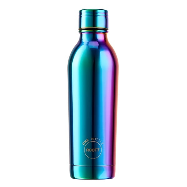 Rainbow-Colored Bottle with Maximum Insulation