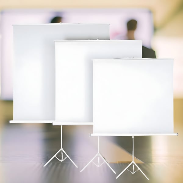 100-Inch Portable Projection Screen with Tripod & Manual Adjustment
