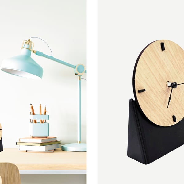 SUNSET Desktop Clock with Unique Design