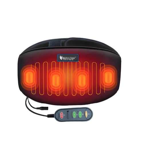 חגורת עיסוי מתכווננת עם חימום של מדיקס-קר