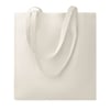 Organic Cotton Shopping Bag with Long Handles - Made in EU