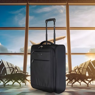 Foldable 20-Inch Carry-On Trolley Suitcase by TESLA