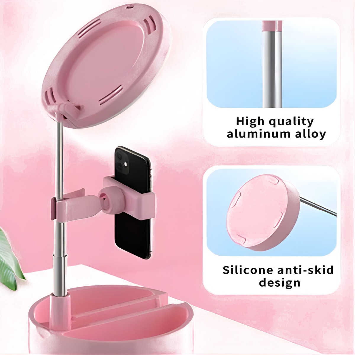 מתקן איפור עם תאורת LED מושלמת