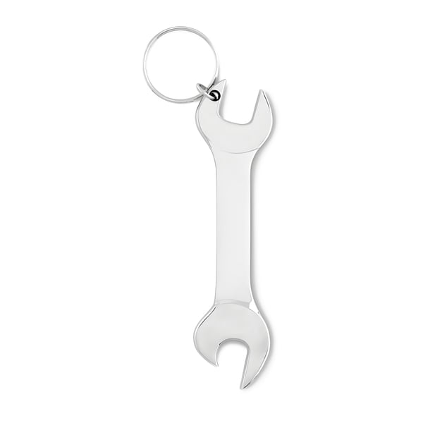 Bottle Opener in Wrench Shape with Key Ring