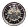 שעון קיר דקורטיבי עם גלגלי שיניים - קוטר 43 ס"מ