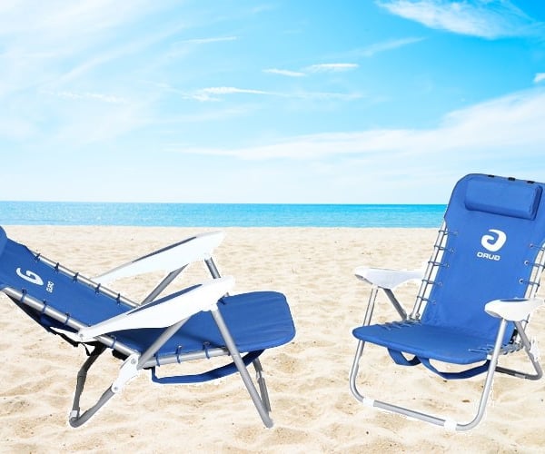 GURU Beach Folding Chair Set - Blue