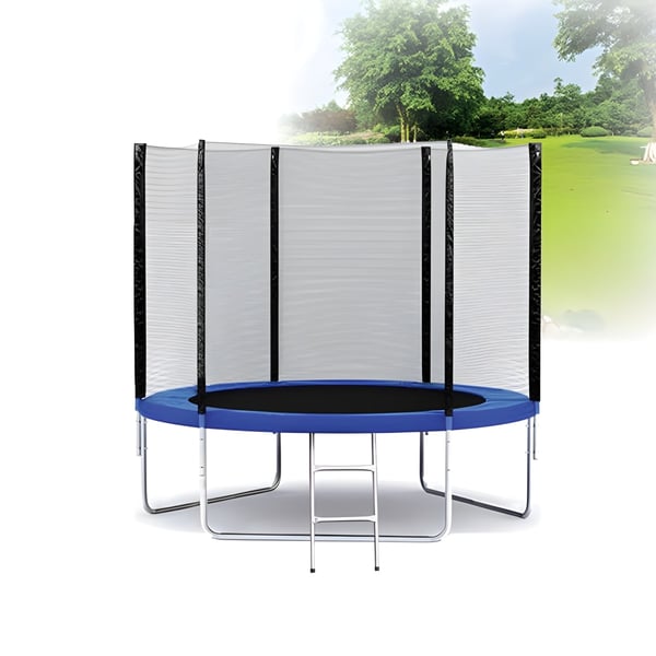 טרמפולינה איכותית CAMPTOWN 8FT עם סולם