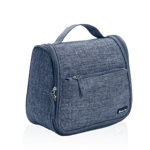 תיק רחצה אופנתי עם וו תליה וידית נשיאה