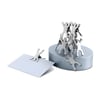Creative Magnetic Sculpture with Metal Clips