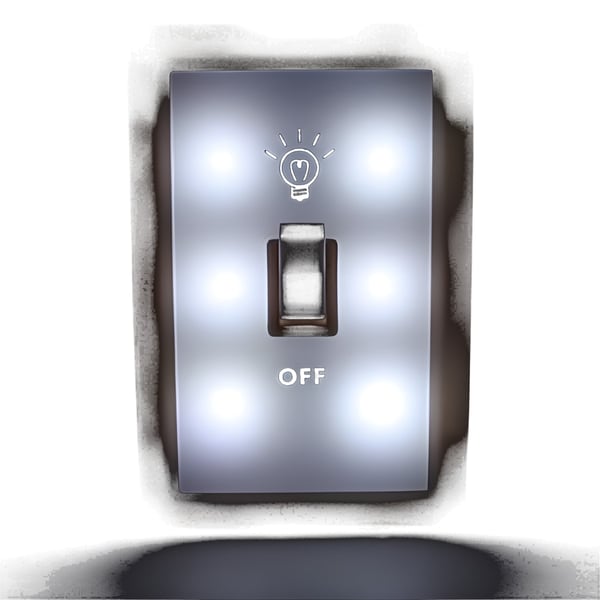 מנורת לילה עם סוללות בעיצוב חדשני NY-SWITCH