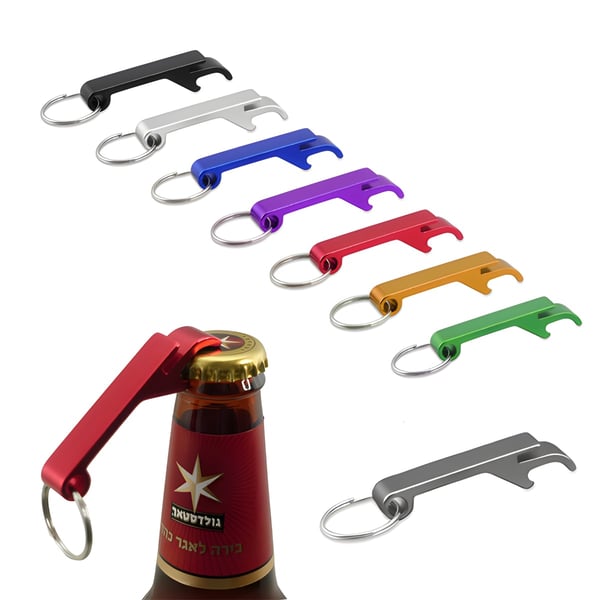 Colorful Aluminum Keychain Bottle Opener